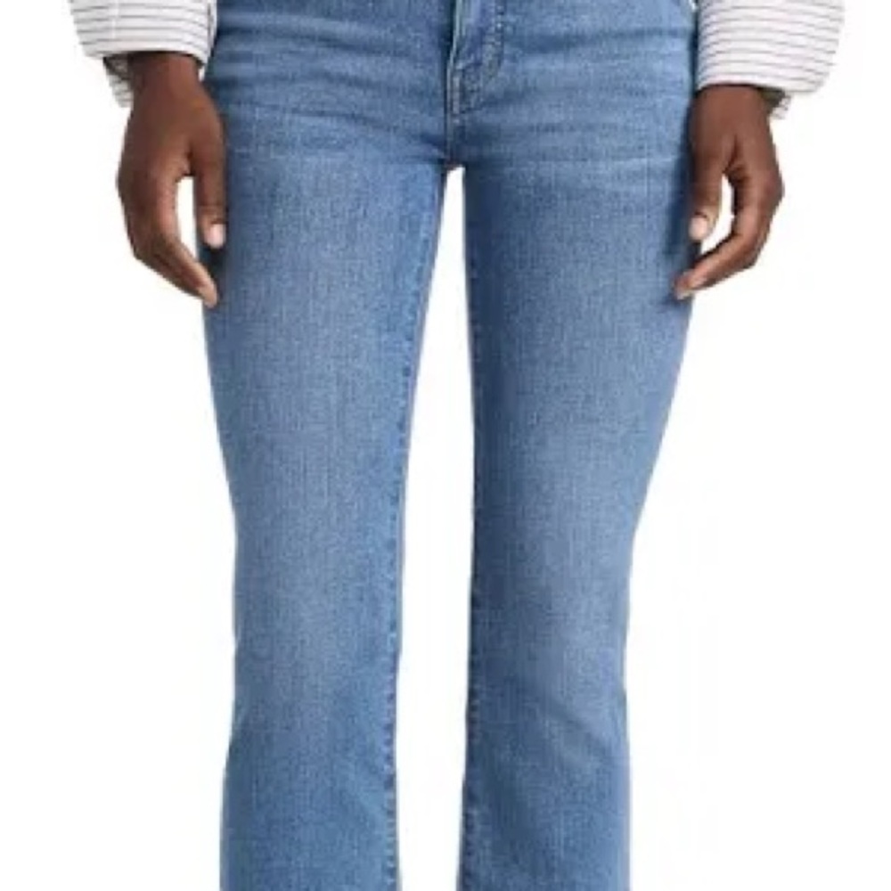 Madewell  Mid-Rise Kick Out - Light Blue 29